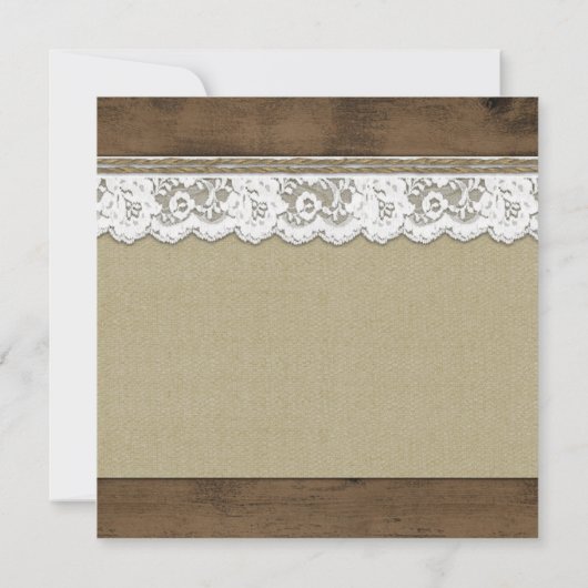 Invitations de mariage rustique Western Horseshoe (Dos)