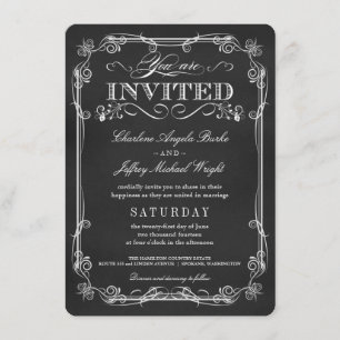 Invitations de mariage rustiques