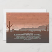 Invitations de mariage rustiques du sud-ouest (Devant)