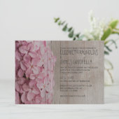 Invitations de mariage rustiques Lilac (Debout devant)