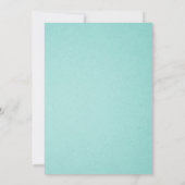 Invitations De Mariage Rustiques Vintages Et Turqu (Dos)