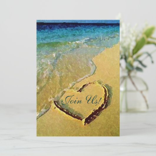 Invitations de mariage salé (Debout devant)