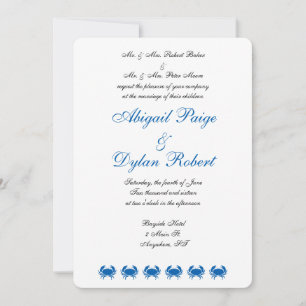 Invitations de mariage "Seashore"