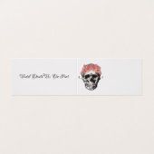 Invitations de mariage Skulls et Poppies (Outside Unfolded)