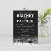 Invitations de mariage Skyline New York City (Debout devant)