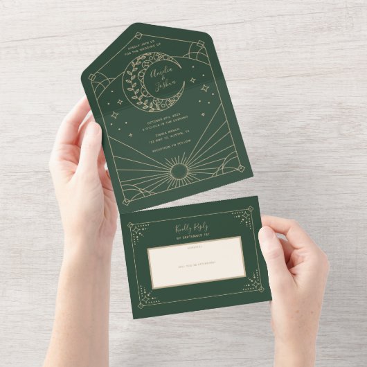 Invitations de mariage Stardust (Déchirure)