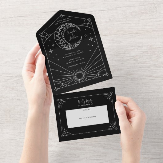 Invitations de mariage Stardust (Déchirure)