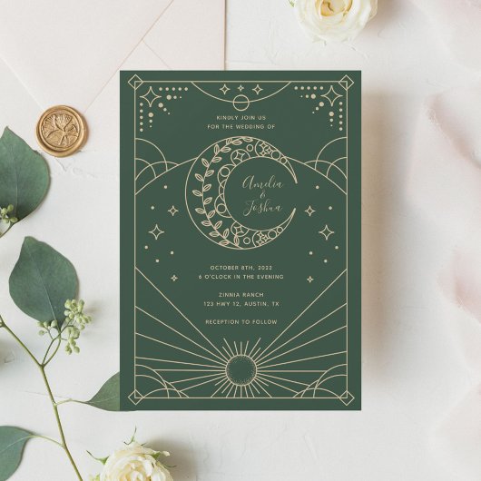 Invitations de mariage Stardust