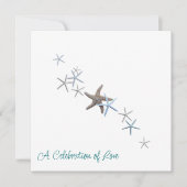 Invitations de mariage Starfish Beach (Devant)