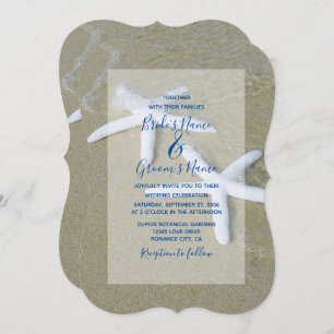 Invitations de mariage Starfish Beach