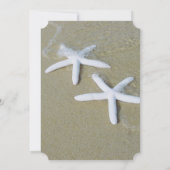 Invitations de mariage Starfish Beach (Dos)