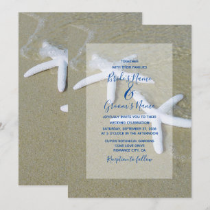 Invitations de mariage Starfish Beach