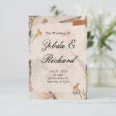 Invitations de mariage stationnaires. (Debout devant)