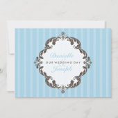 INVITATIONS DE MARIAGE STYLISH :: luxueux luxe 1 (Devant)