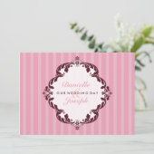 INVITATIONS DE MARIAGE STYLISH :: luxueux luxe 2 (Debout devant)