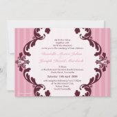 INVITATIONS DE MARIAGE STYLISH :: luxueux luxe 2 (Dos)
