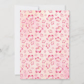 Invitations de mariage Sunset Plumeria (Dos)