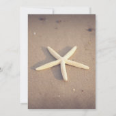 Invitations de mariage sur la plage (Dos)