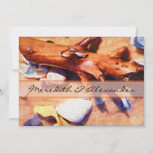 Invitations de mariage sur la plage (Devant)