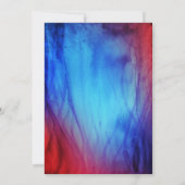 Invitations de mariage sur le feu et la glace | Ro (Dos)