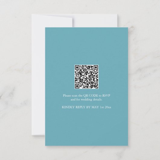 Invitations De Mariage Sur Une Destination Budget  (Dos)