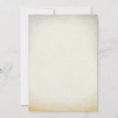 Invitations de mariage tendance Floral Rouge et Or (Dos)