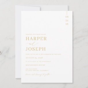 Invitations De Mariage Tout En Un Avec Code QR