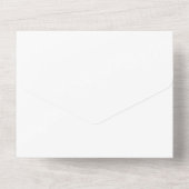 Invitations de mariage tout-en-un | Script élégant (Verso)