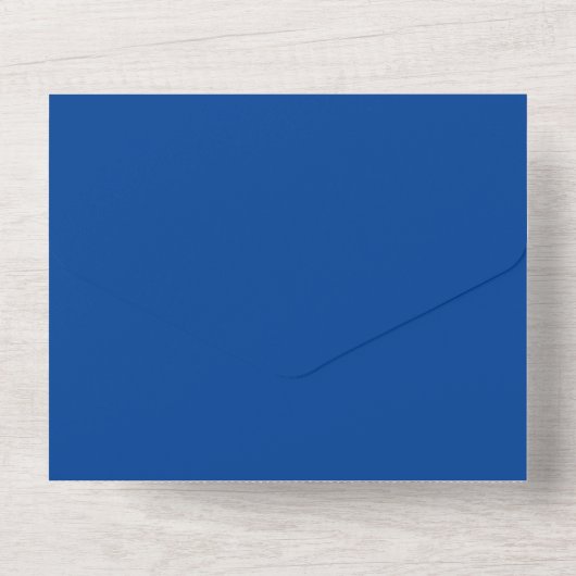 Invitations de mariage tout-en-un | Script élégant (Verso)