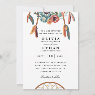 Invitations de mariage traditionnelles navajo