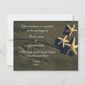 Invitations de mariage tropical ou fête de plage (Devant)