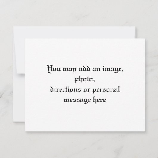 Invitations de mariage tropical ou fête de plage (Dos)