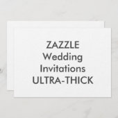Invitations de mariage ULTRA-THICK 7" x 5" (Devant / Derrière)