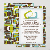 Invitations de mariage uniques (Devant / Derrière)