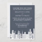 Invitations de mariage urbain (Devant)