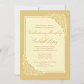 Invitations de mariage victoriennes élégantes (Devant)