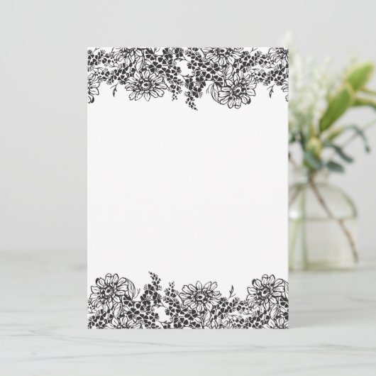 Invitations de mariage vides (Debout devant)