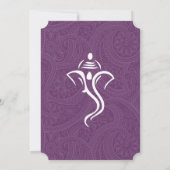 Invitations de mariage Vighneshvara (Dos)