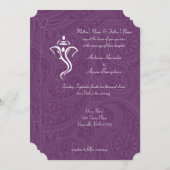 Invitations de mariage Vighneshvara (Devant / Derrière)