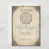 Invitations de mariage viking (Devant)