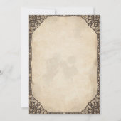 Invitations de mariage viking (Dos)