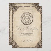 Invitations de mariage viking (Devant / Derrière)