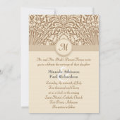 invitations de mariage vintage (Dos)