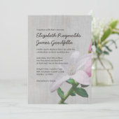 Invitations de mariage vintage à la cire (Debout devant)