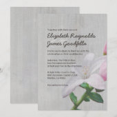 Invitations de mariage vintage à la cire (Devant / Derrière)