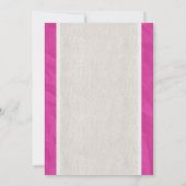 Invitations de mariage Vintage de Fuchsia Bow & Li (Dos)