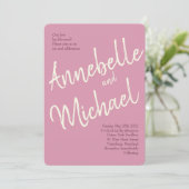 Invitations de mariage vintage en fleurs de cerise (Debout devant)