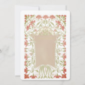 Invitations de mariage vintage Nouveau (Dos)