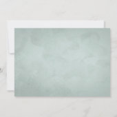 Invitations de mariage Vintage pour plumes de paqu (Dos)