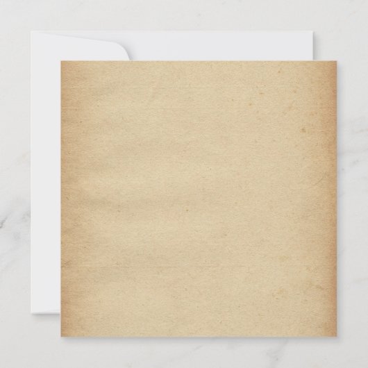 Invitations de mariage Vintage rustique (Dos)